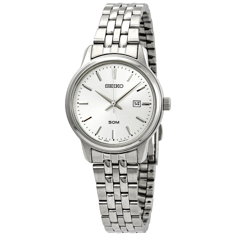 Seiko Neo Classic Silver Dial Ladies Watch #SUR667P1 - Watches of America