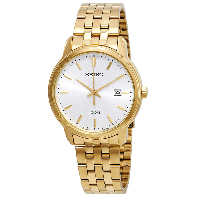 Seiko Neo Classic Silver Dial Men's Watch #SUR264P1 - Watches of America