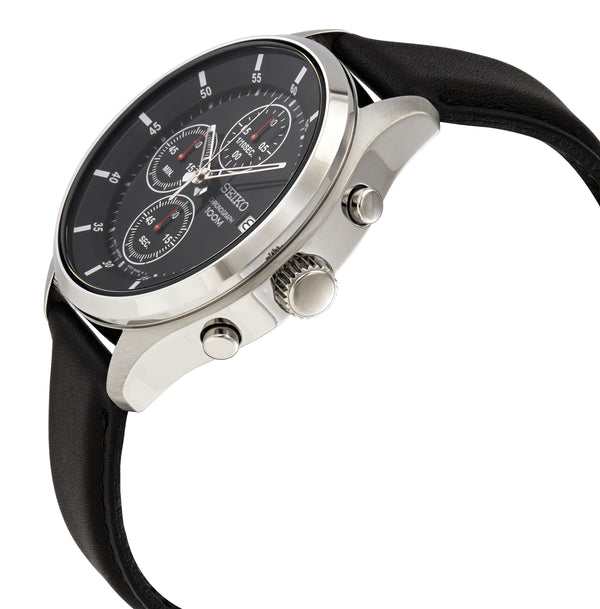 Seiko Neo Sports Chronograph Quartz Black Dial Men's Watch #SKS539P2 - Watches of America #2