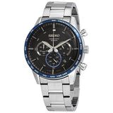 Seiko Neo Sports Chronograph Quartz Black Dial Men's Watch #SSB357 - Watches of America