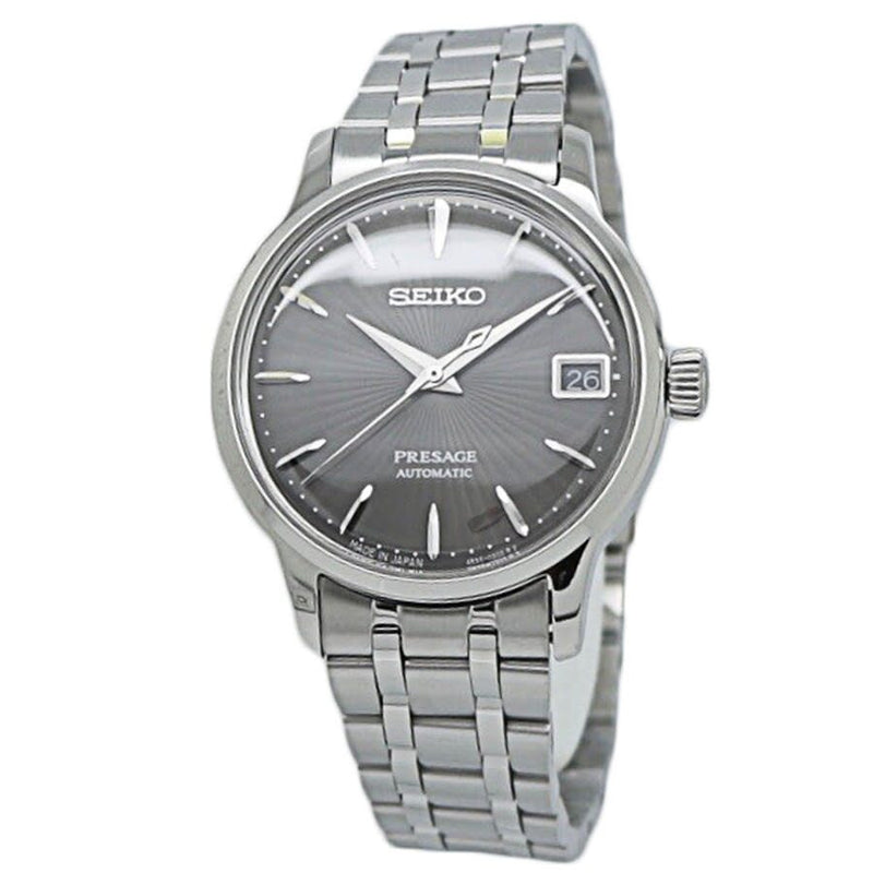 Seiko Presage Automatic Black Dial Watch #SRP837J1 - Watches of America