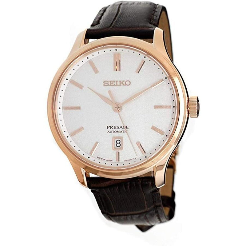 Seiko Presage Automatic Silver Dial Men's Watch #SRPD42J1 - Watches of America