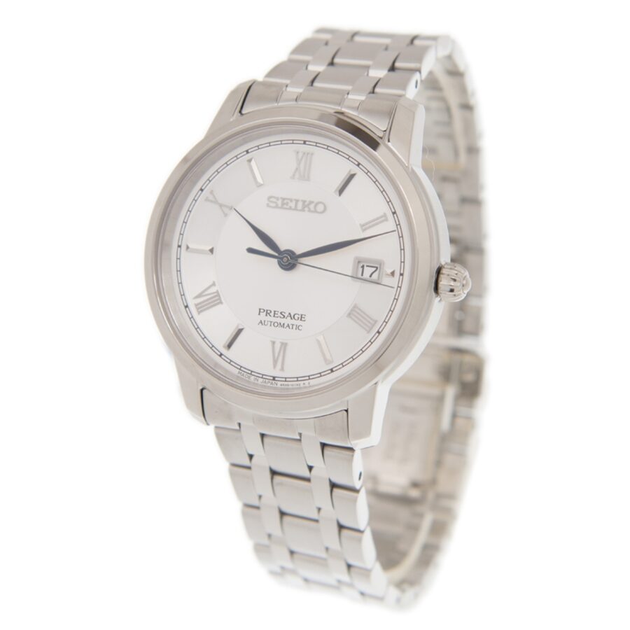 Seiko Presage Automatic White Dial Watch #SRPC05J1 - Watches of America #4
