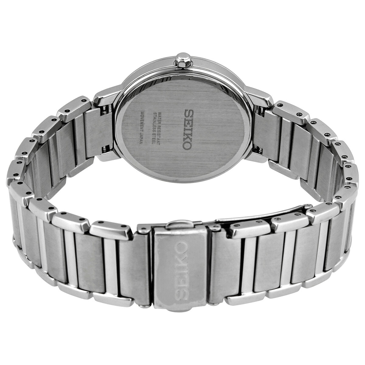 Seiko Quartz Blue Dial Stainless Steel Ladies Watch #SUP433P1 - Watches of America #3