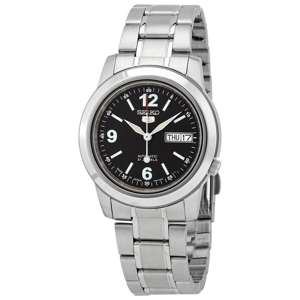 Seiko Seiko 5 Automatic Black Dial Men's Watch #SNKE63J1 - Watches of America