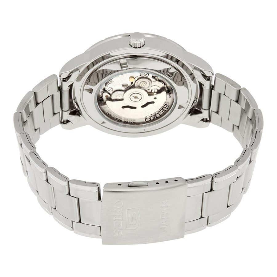 セブンテン Seiko Seiko 5 Automatic Black Dial Stainless Steel Men's