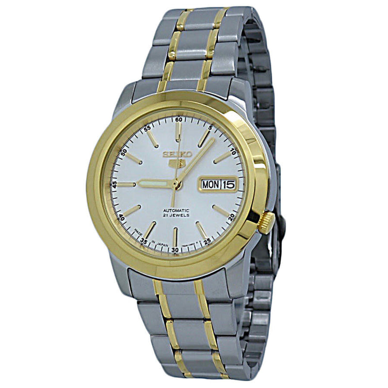 Seiko Seiko 5 Automatic Silver Dial Men's Watch #SNKE54J1 - Watches of America