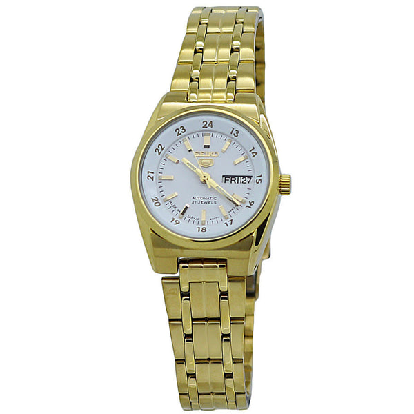 Seiko Seiko 5 Automatic White Dial Men's Watch #SYMC02J1 - Watches of America