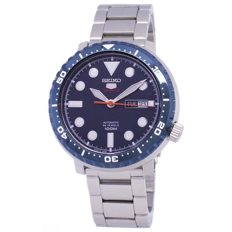Seiko 5 Sports Automatic Blue Dial Men's Watch #SRPC63J1 - Watches of America