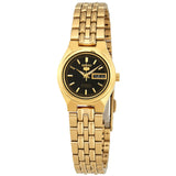 Seiko Series 5 Automatic Black Dial Ladies Watch #SYMA06 - Watches of America