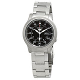 Seiko Series 5 Automatic Black Dial Men's Watch #SNK809K1 - Watches of America