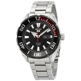 Seiko Series 5 Automatic Black Dial Men's Watch #SRPC57 - Watches of America