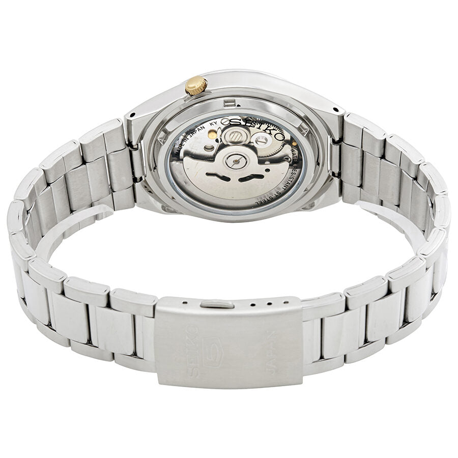 Seiko Series 5 Automatic Date-Day White Dial Men's Watch #SNKC47J1 - Watches of America #3