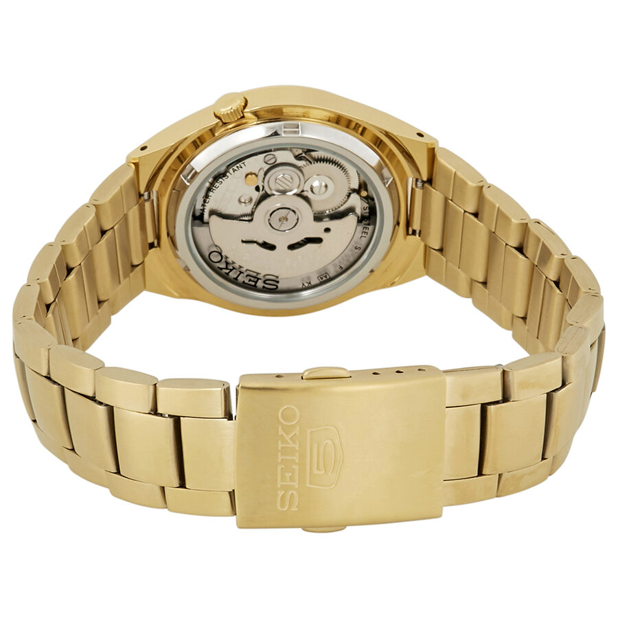 Seiko Series 5 Automatic Gold Dial Men's Watch #SNK610 - Watches of America #3
