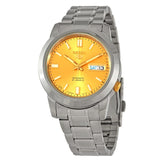 Seiko Series 5 Automatic Gold Dial Men's Watch #SNKK13J1 - Watches of America