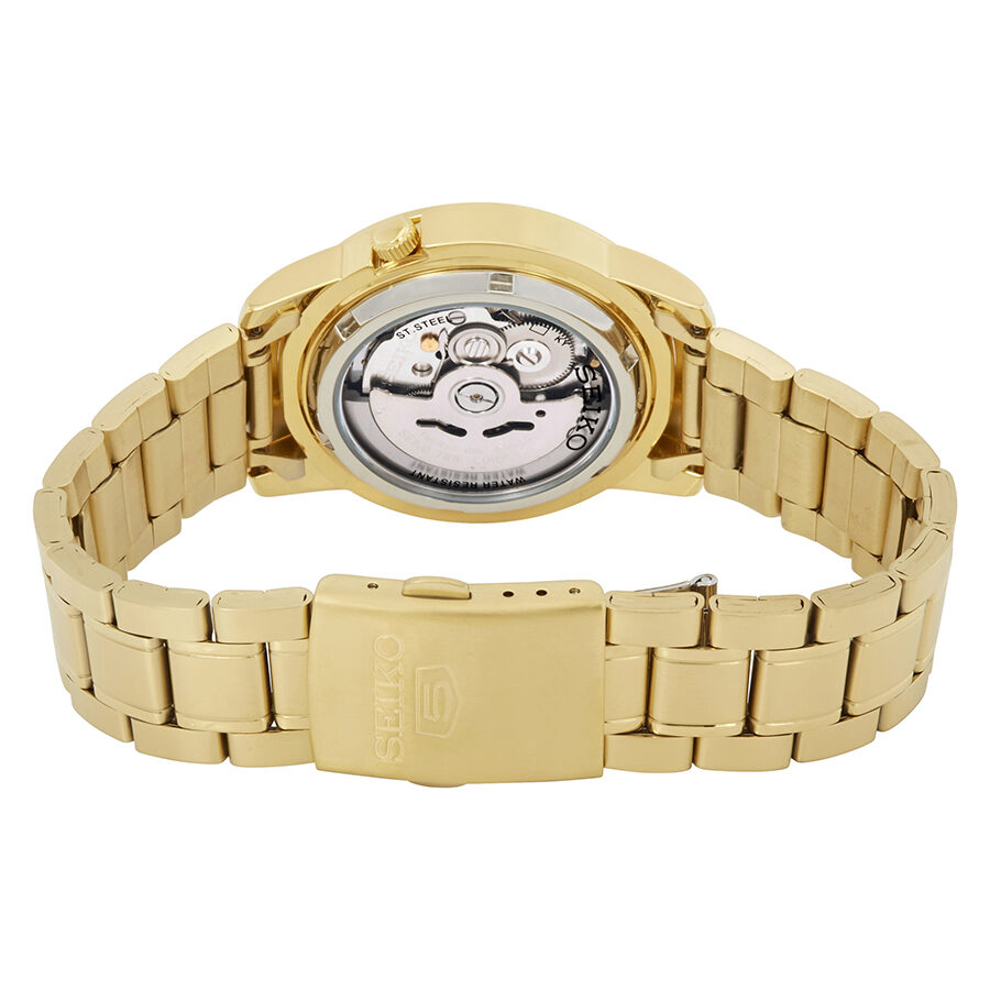 Seiko Series 5 Automatic Gold Dial Men's Watch #SNKK20 - Watches of America #3