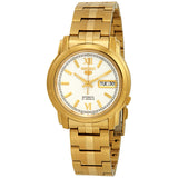 Seiko Series 5 Automatic White Dial Men's Watch #SNKK84 - Watches of America