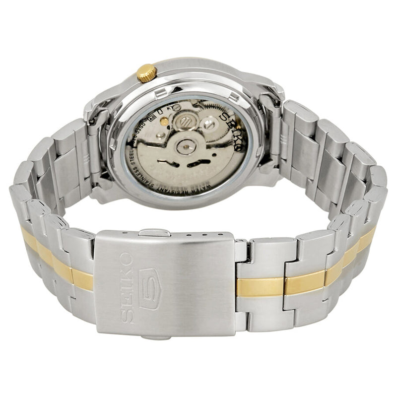 Seiko Series 5 Automatic White Dial Two-tone Men's Watch #SNKL84 - Watches of America #3