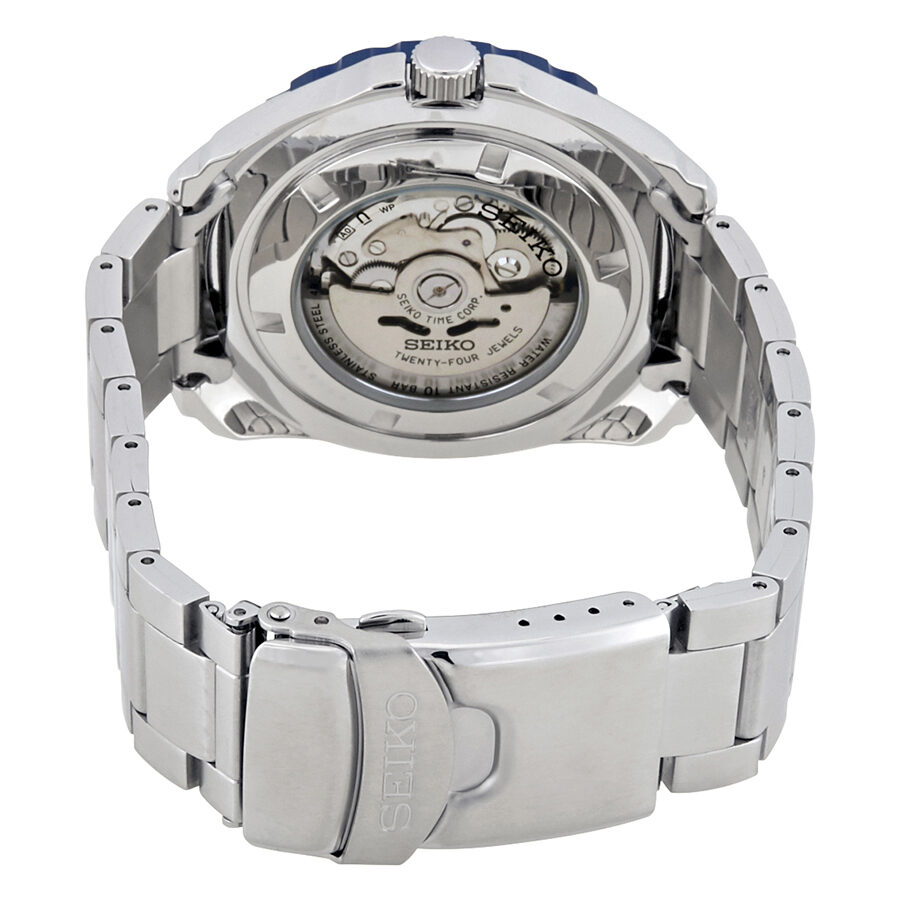 Seiko Series 5 Blue Dial Stainless Steel Men's Watch #SRPB37 - Watches of America #3