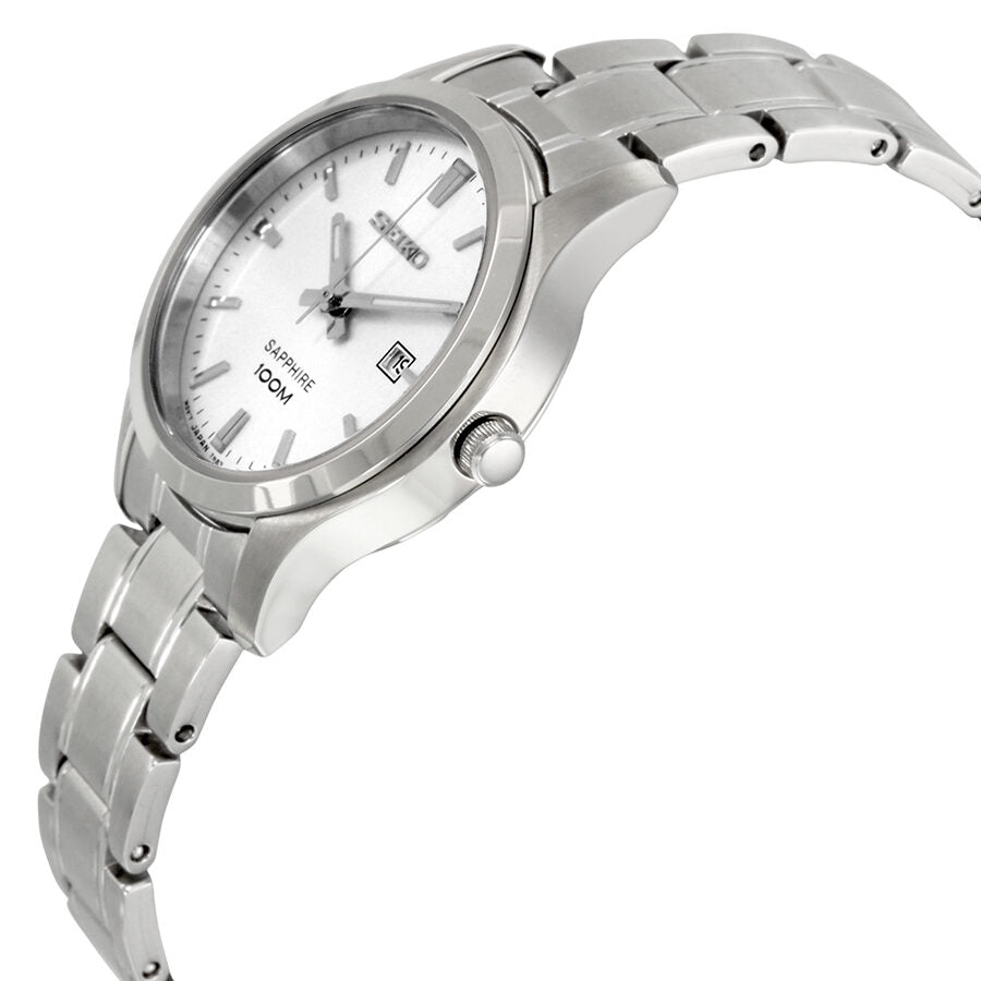 Seiko Silver Dial Stainless Steel Quartz Ladies Watch #SXDG61 - Watches of America #2