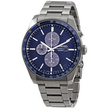 Seiko Solar Chronograph Quartz Blue Dial Men's Watch SSC719#SSC719P1 - Watches of America