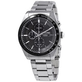 Seiko Solar Chronograph Quartz Grey Dial Men's Watch #SSC715 - Watches of America