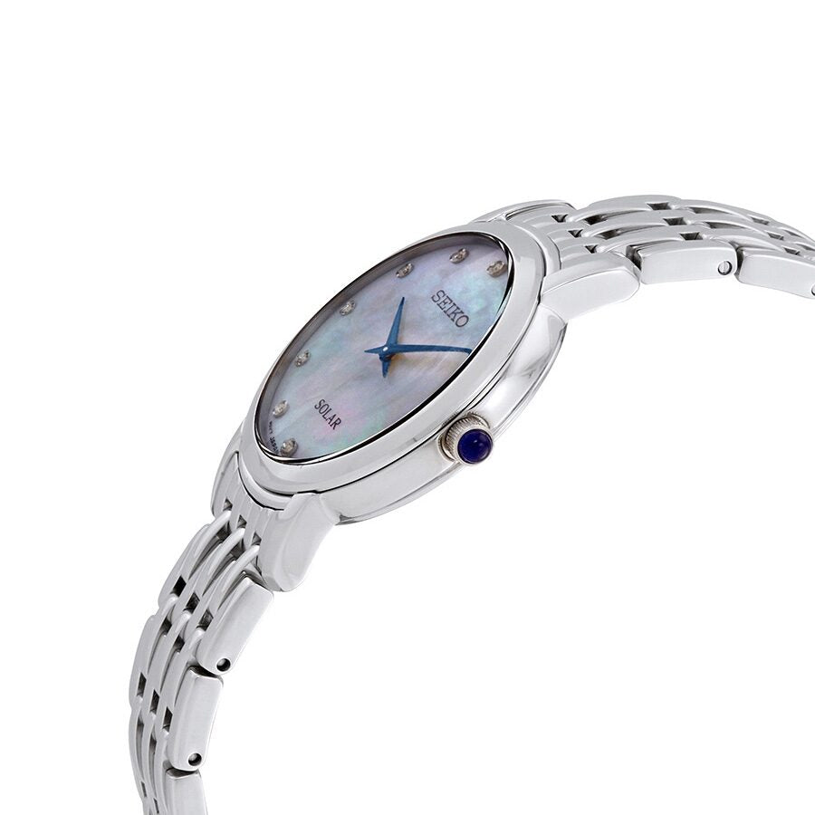 Seiko mother of shop pearl ladies watch