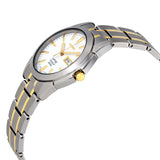Seiko White Dial Men's Two Tone Titanium Watch #SGG733P1 - Watches of America #2