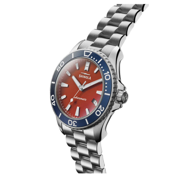 Shinola Harbor Monster Red Dial Men's Watch #20183132-sdt-007620921 - Watches of America #2