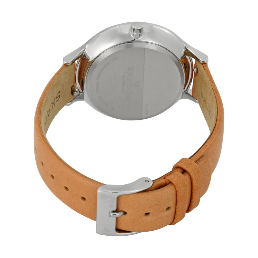 Reloj Skagen Anita con esfera plateada para mujer SKW2449