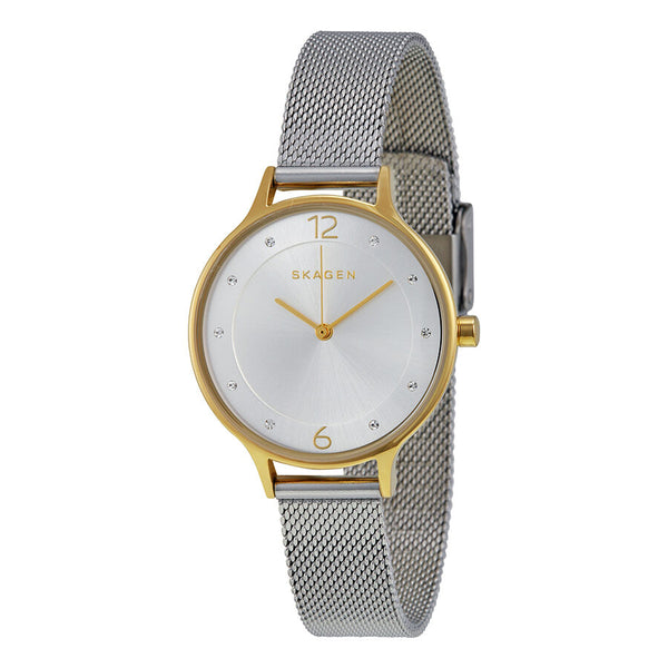 Skagen Anita Silver Dial Ladies Watch #SKW2340 - Watches of America