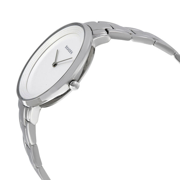 Skagen Ditte White Dial Stainless Steel Ladies Watch SKW2329 - Watches of America #2
