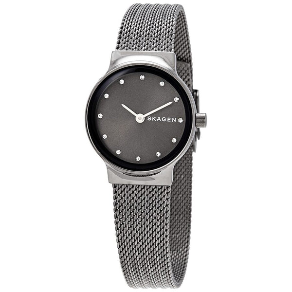 Skagen Freja Grey Dial Stainless Steel Ladies Mesh Ladies Watch #SKW2700 - Watches of America