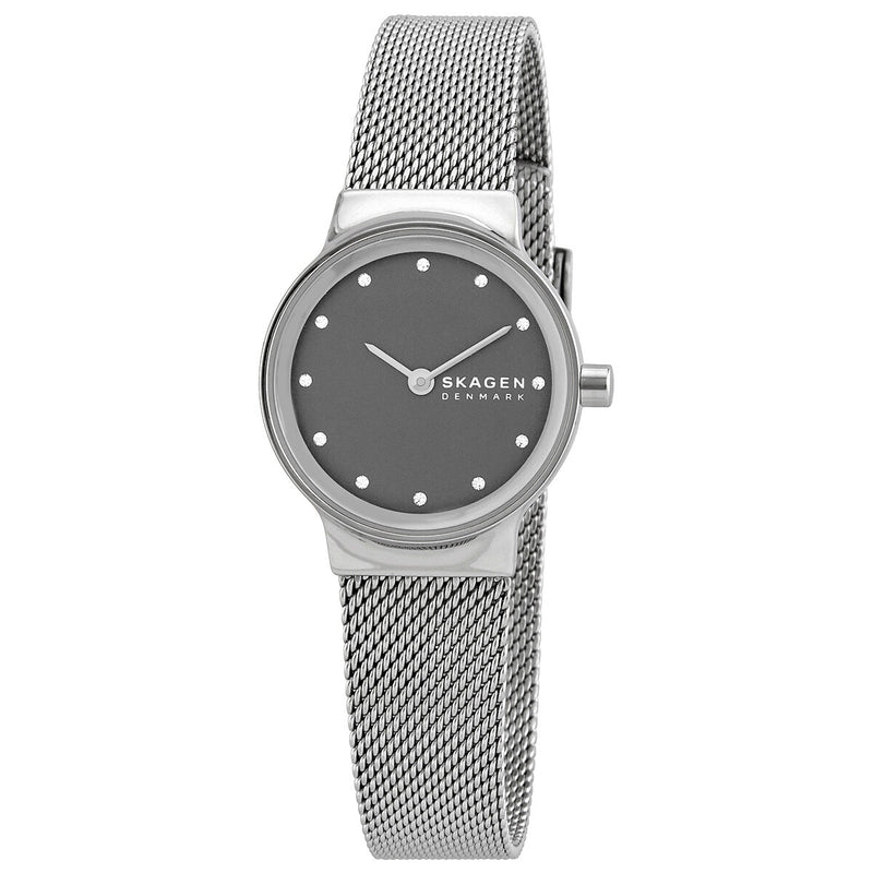 Skagen Freja Quartz Crystal Grey Dial Ladies Watch #SKW2667 - Watches of America