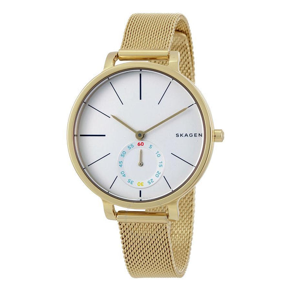 Skagen Hagen Reloj para mujer con esfera blanca SKW2436