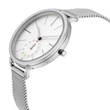 Skagen Hagen Reloj de mujer de acero inoxidable con esfera blanca SKW2358