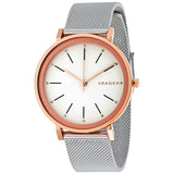Skagen Hald Silver Two Tone Stainless Steel Ladies Watch SKW2506 - Watches of America