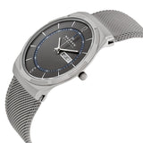 Skagen Melbye Grey Dial Stainless Steel Mesh Men's Watch #SKW6078 - Watches of America #2