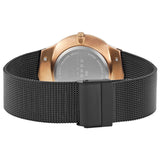 Skagen Rose Gold-plated and Black Mesh Titanium Men's Watch 809XLTRB - Watches of America #3