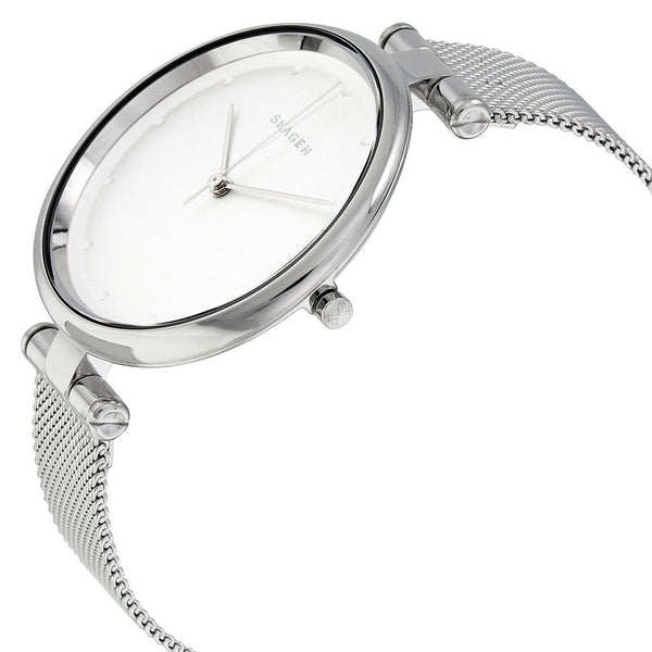 Skagen Tanja Silver Dial Stainless Steel MeshLadies Watch SKW2485 - Watches of America #2