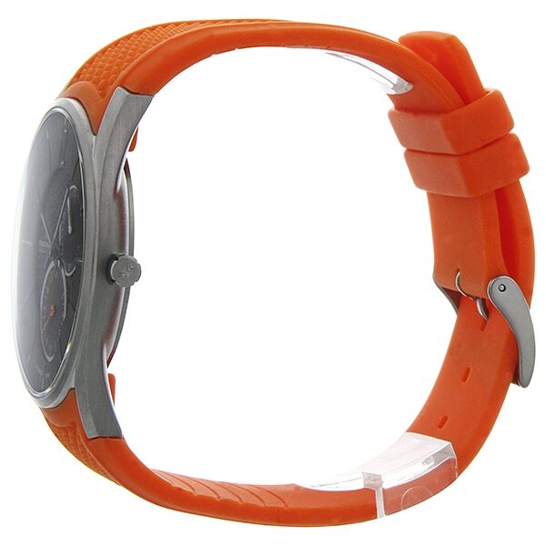 Skagen Titanium Bronze Dial Orange Silicone Strap Unisex Watch #435XXLTMO - Watches of America #3