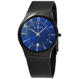 Skagen Titanium Quartz Blue Dial Men's Watch 233XLTMN - Watches of America