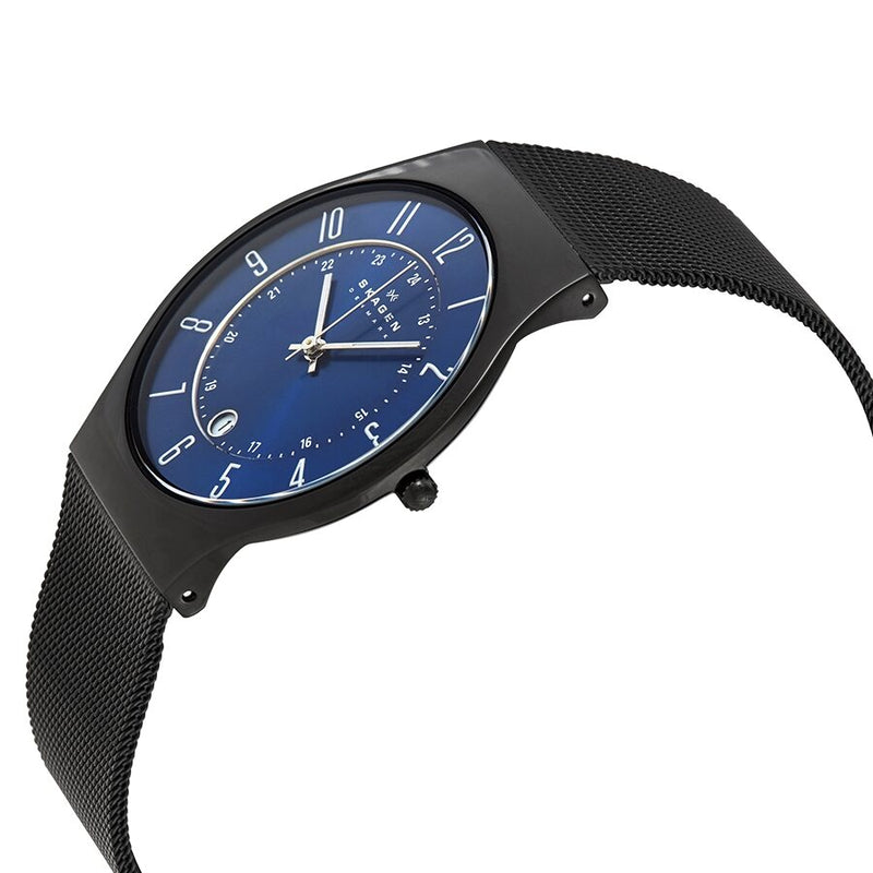 Skagen Titanium Quartz Blue Dial Men's Watch 233XLTMN - Watches of America #2