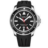 Stuhrling Original Aquadiver Quartz Black Dial Men's Watch #M13622 - Watches of America