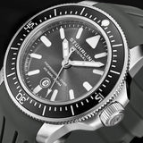 Stuhrling Original Aquadiver Quartz Grey Dial Men's Watch #M13624 - Watches of America #3