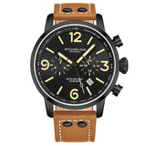Stuhrling Original Aviator Quartz Black Dial Men's Watch #M13648 - Watches of America