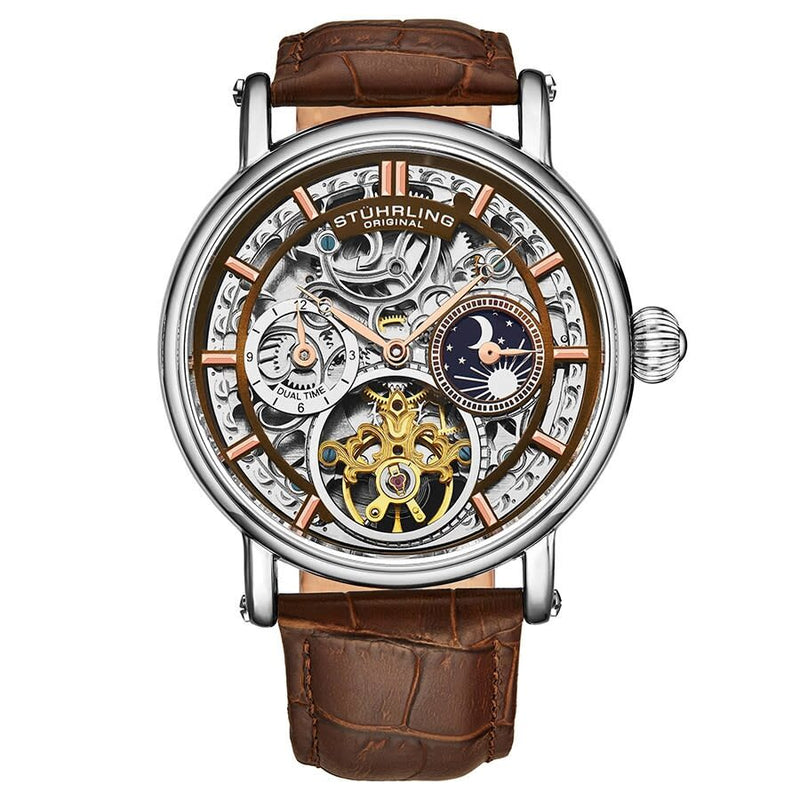 Stuhrling Original Legacy Automatic Brown Dial Men's Watch #M13583 - Watches of America