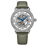 Stuhrling Original Legacy Automatic Silver Dial Ladies Watch #M13609 - Watches of America
