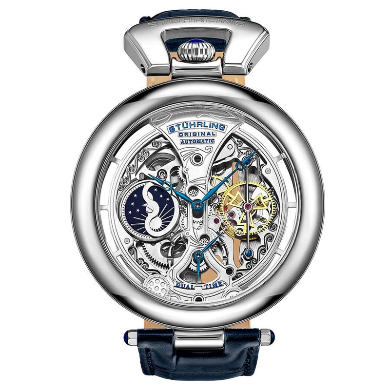 Stuhrling Original Legacy Automatic Silver Dial Men's Watch #M13591 - Watches of America