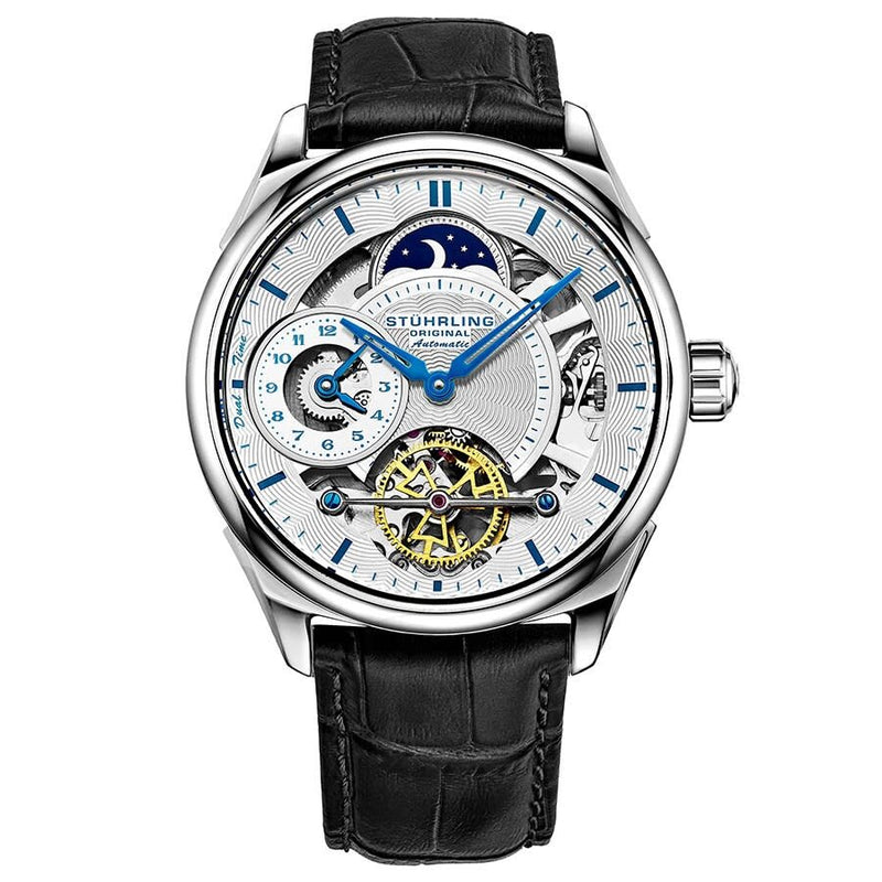 Stuhrling Original Legacy Automatic Silver Dial Men's Watch #M13525 - Watches of America